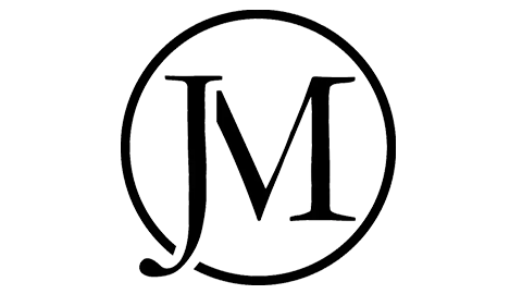 Logo de JM, fournisseur de poêles à bois de haute qualité.