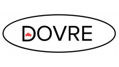 Logo de DOVRE, fournisseur de poêles à bois de haute qualité.