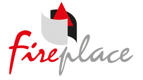 Logo de FIREPLACE, fournisseur de poêles à bois de haute qualité.